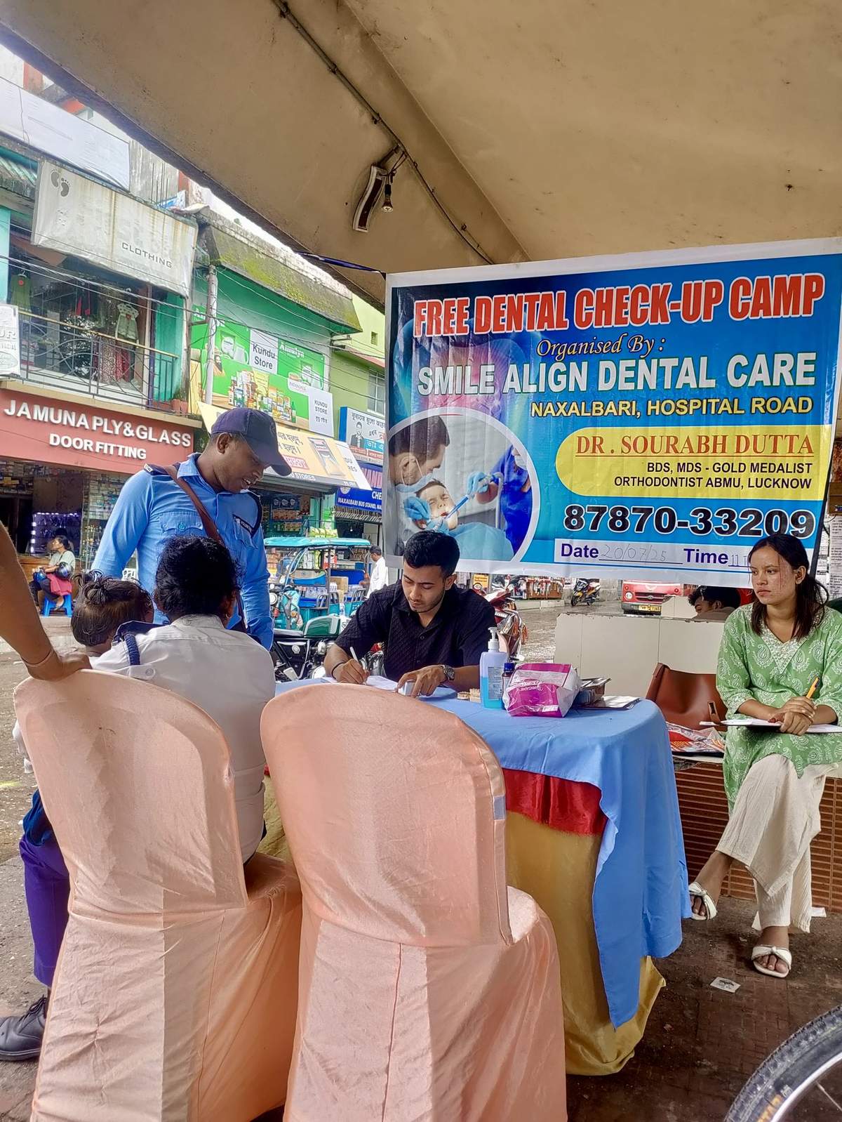 Smile Align free dental check-up camp