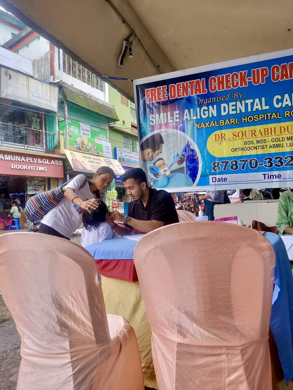 Smile Align free dental check-up camp