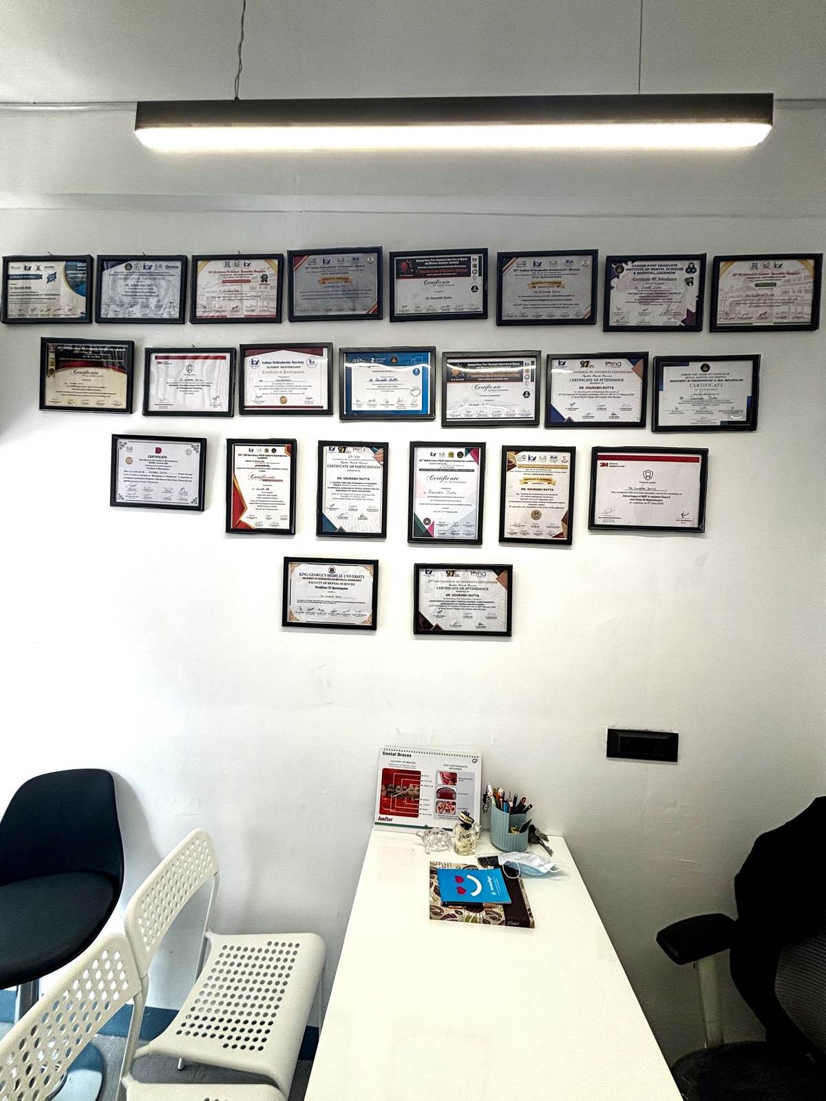 Dr. Dutta's certifications and training
